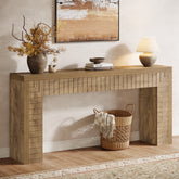 70.9" Long Console Table, Narrow Sofa Table Behind Couch 3