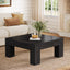 Square Coffee Table, 39.37"  Center Tea Accent Table with Sturdy Legs