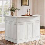 L-Shaped Bar Table, 4-Tier Home Bar Unit Liquor Storage Cabinet