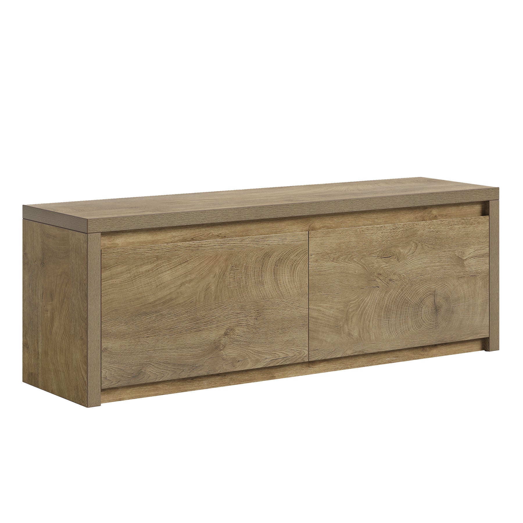 47" Entryway Storage Bench with 2 Drawers, Rustic Wooden Shoe Cabinet, Entryway Hallway