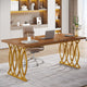 Walnut & Gold