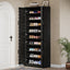 70.8" Shoe Cabinet, 9-Tier Vertical Shoe Rack with Shutter Doors