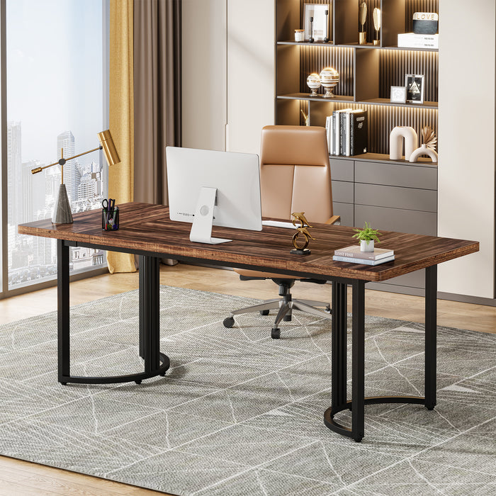 Tribesigns Executive Desk, 70.9” Conference Table Computer Desk for Home Office Tribesigns