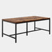 63" Dining Table, Rectangle Kitchen Table for 6 People Tribesigns