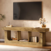 63" TV Stand Entertainment Center with Storage Shelf for 70" TVs 3