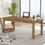 63" Executive Desk, Sturdy Home Office Computer Desk Writing Table