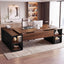 78.7" L-Shaped Executive Desk, Large Office Computer Desk with Drawer & 55" Cabinet