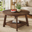 Solid Wood Coffee Table with Angled Legs