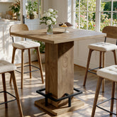 32" Square Counter Height Dining Table, Small Space Kitchen Table 3