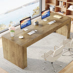 78.7" Computer Desk, Long Two-Person Desk Executive Desk for Home Office