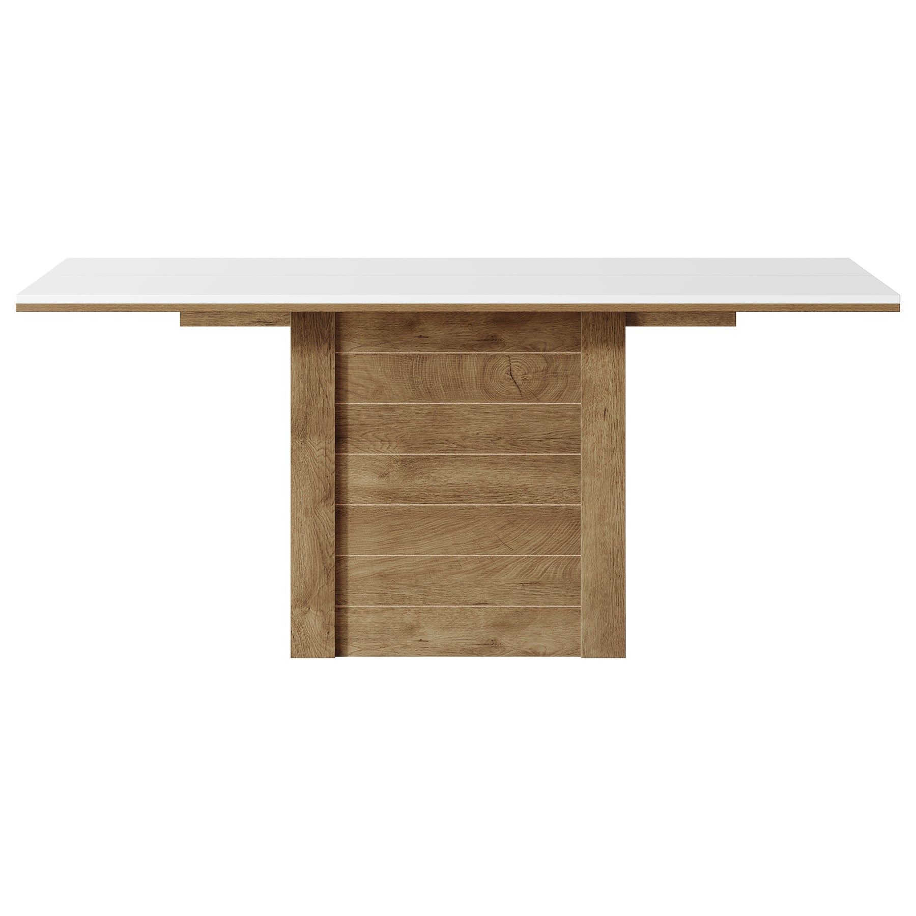 Tribesigns 55" Rectangular Dining Table, Farmhouse Kitchen Table for 4-6 People