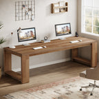86" Two Person Desk, Long Computer Desk Conference Table for Home Office
