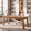 63"  Solid Wood Computer Desk, Farmhouse Executive Desk for Home Office