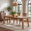 63" Rectangle Solid Wood Dining Table for 6 People, Farmhouse Kitchen Table for Dining Room
