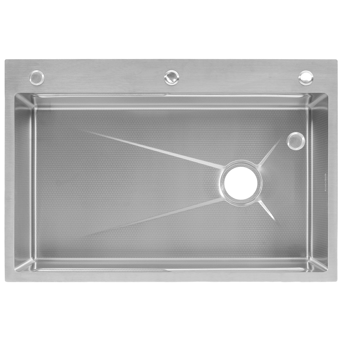 33x22 inch Drop In Kitchen Sink, 10" Deep Stainless Steel Sink with Multiple Accessories