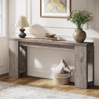 70.9" Console Table, Narrow Entryway Sofa Table Behind Couch for Hallway