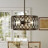 13" Pendant Lights, 2-Light Modern Chandelier with Adjustable Height 3