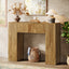 39" Console Table, Rustic Sofa Entryway Table Foyer Table with Drawer