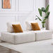 2 - Piece Square Sofa, Modern Loveseat Couch Floor Sofa Tribesigns