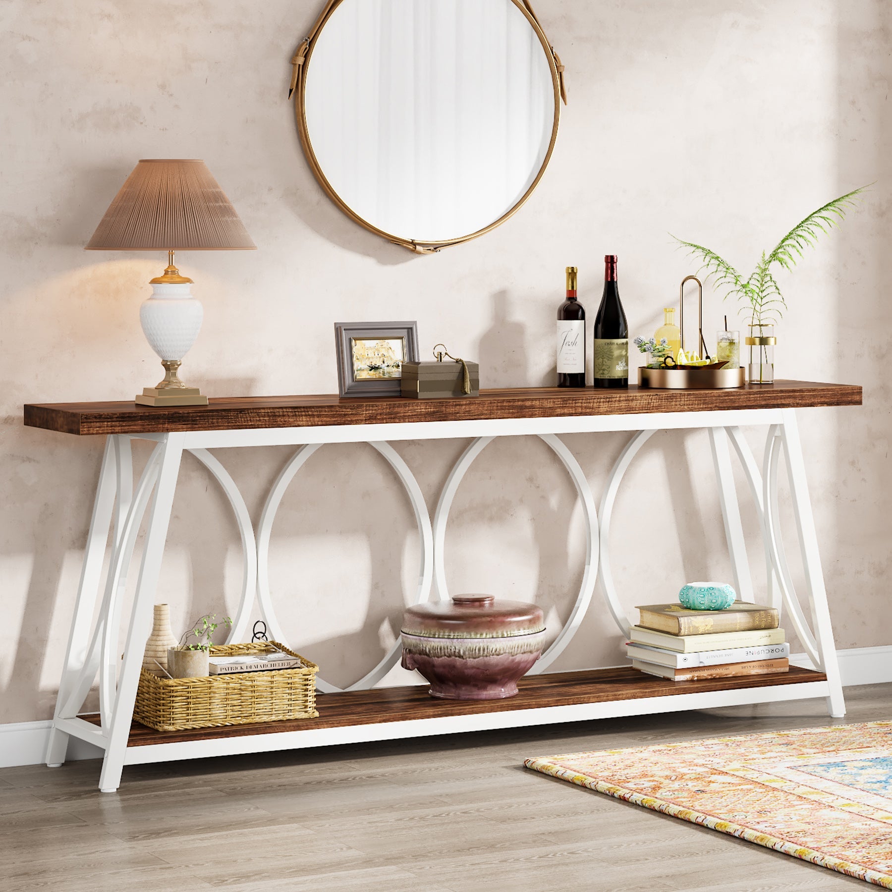 Tribesigns 2-Tier Console Table, 70.9