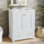 23.6" Bathroom Vanity, Freestanding Bathroom Storage Vanity Cabinet with 2 Doors