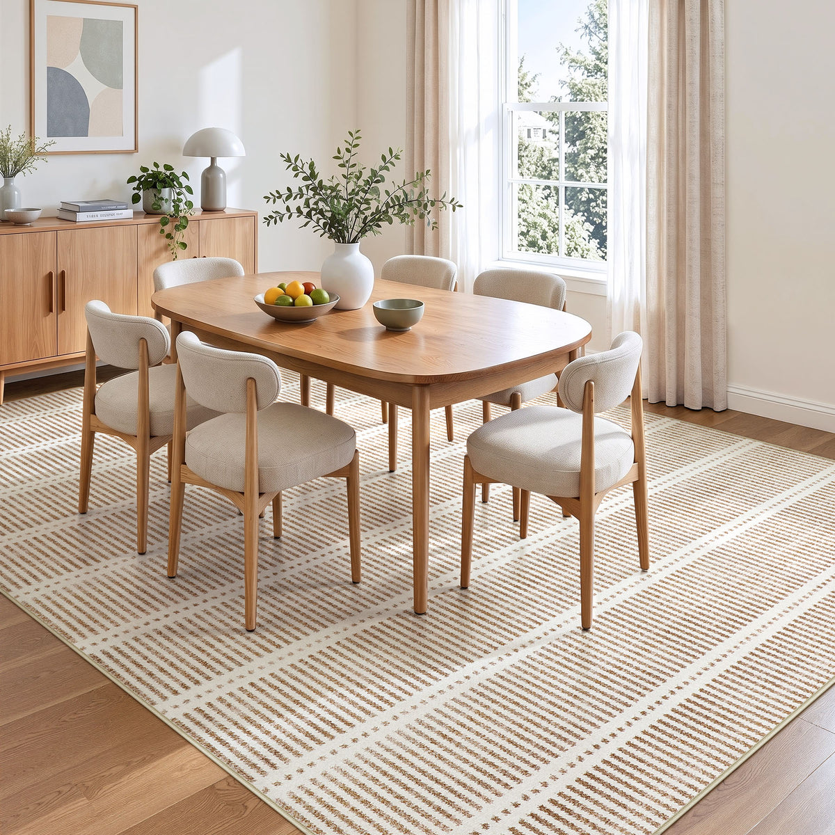 Minimalist Washable Runner Rug - Non-Slip Ultra Thin Carpet for Kitchen Hallway