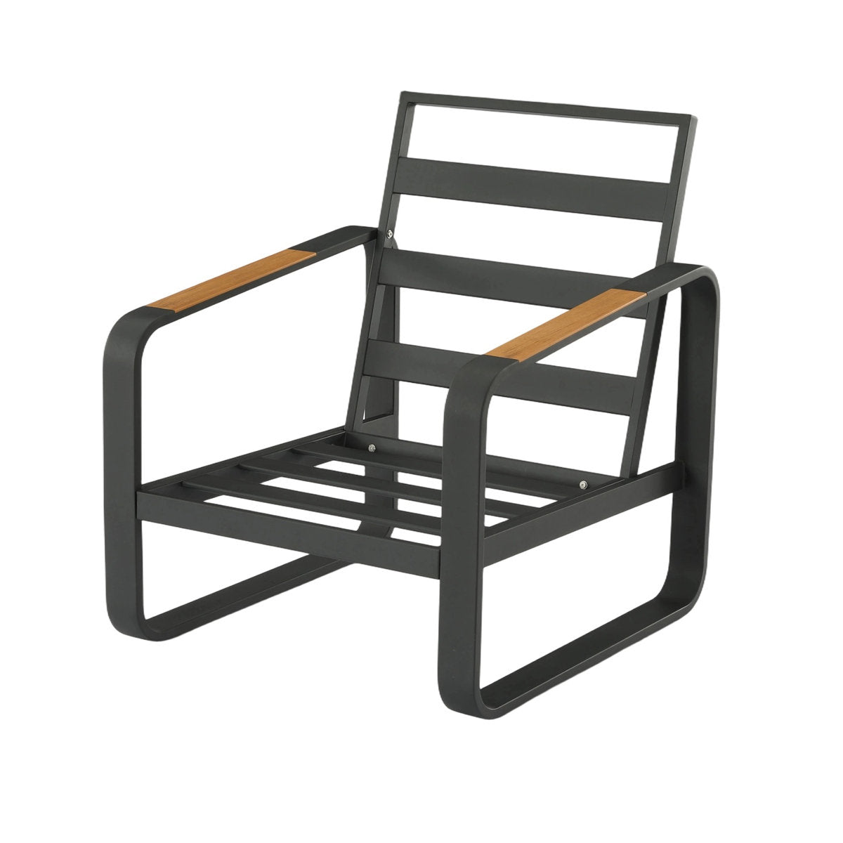 29.9" Wide Outdoor Patio Sofa, Modern Single Seat With Removable Cushions