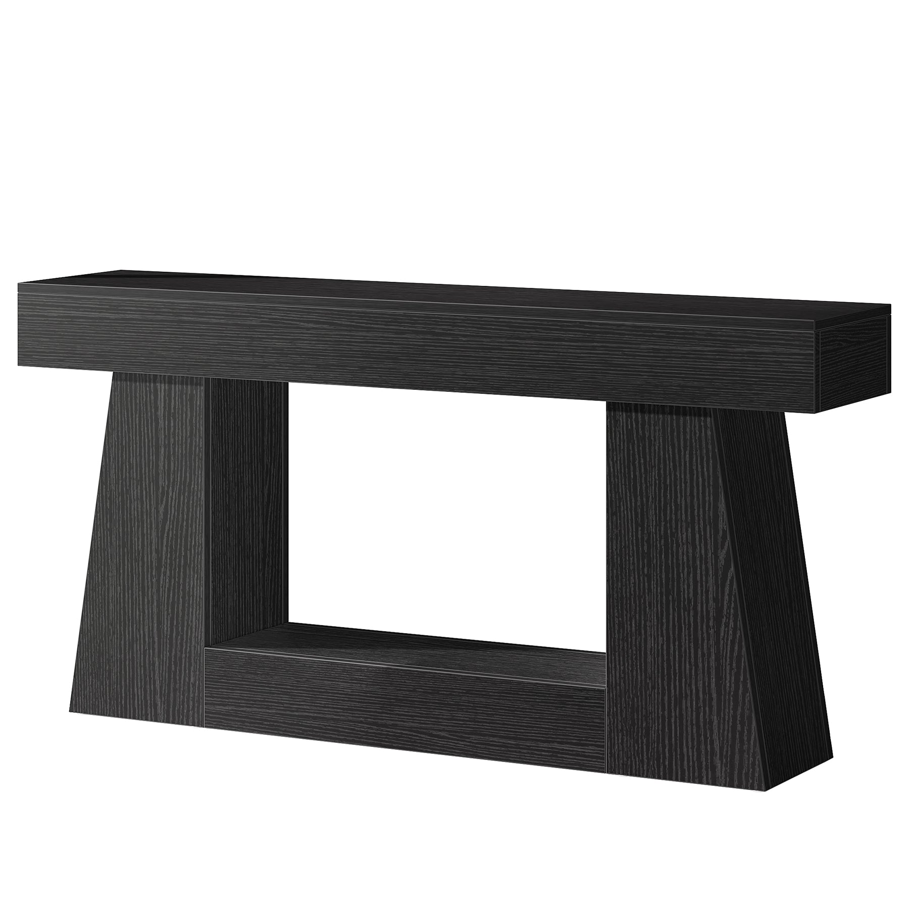 63" Console Table, Wooden Sofa Table Hallway Table