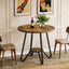 31.5" Round Dining Table, Small Kitchen Table with Open Shelves for 2 Tribesigns