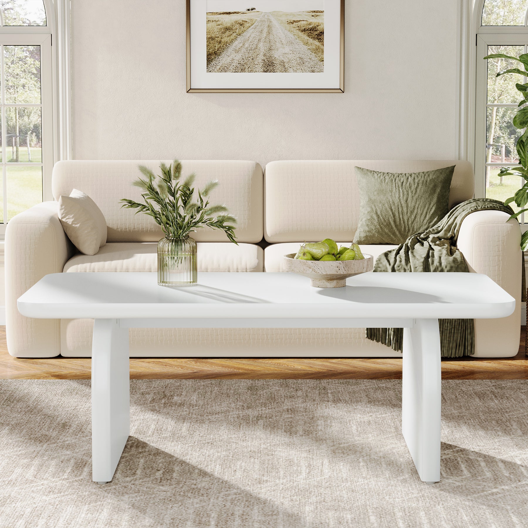 Farmhouse Rectangular Coffee Table
