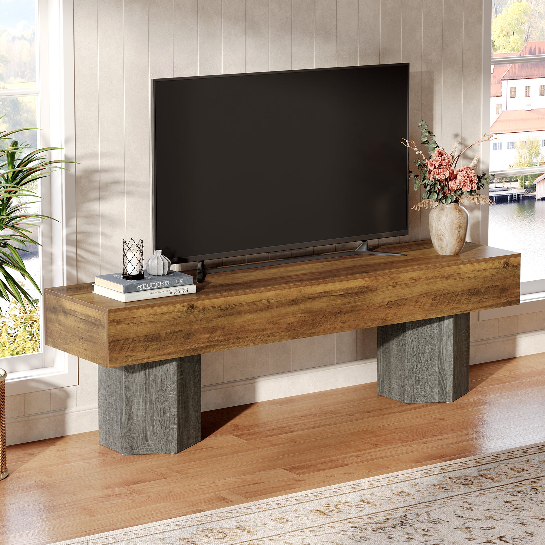 63" TV Stands for up to 70" TVs, Modern Low Media Entertainment Center
