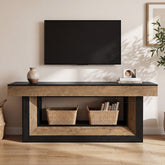 63" Modern TV Stand, Media Console Entertainment Center 3