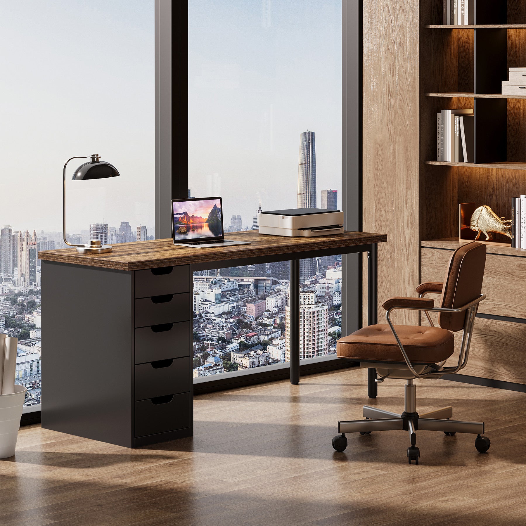 #Color_Brown & Black