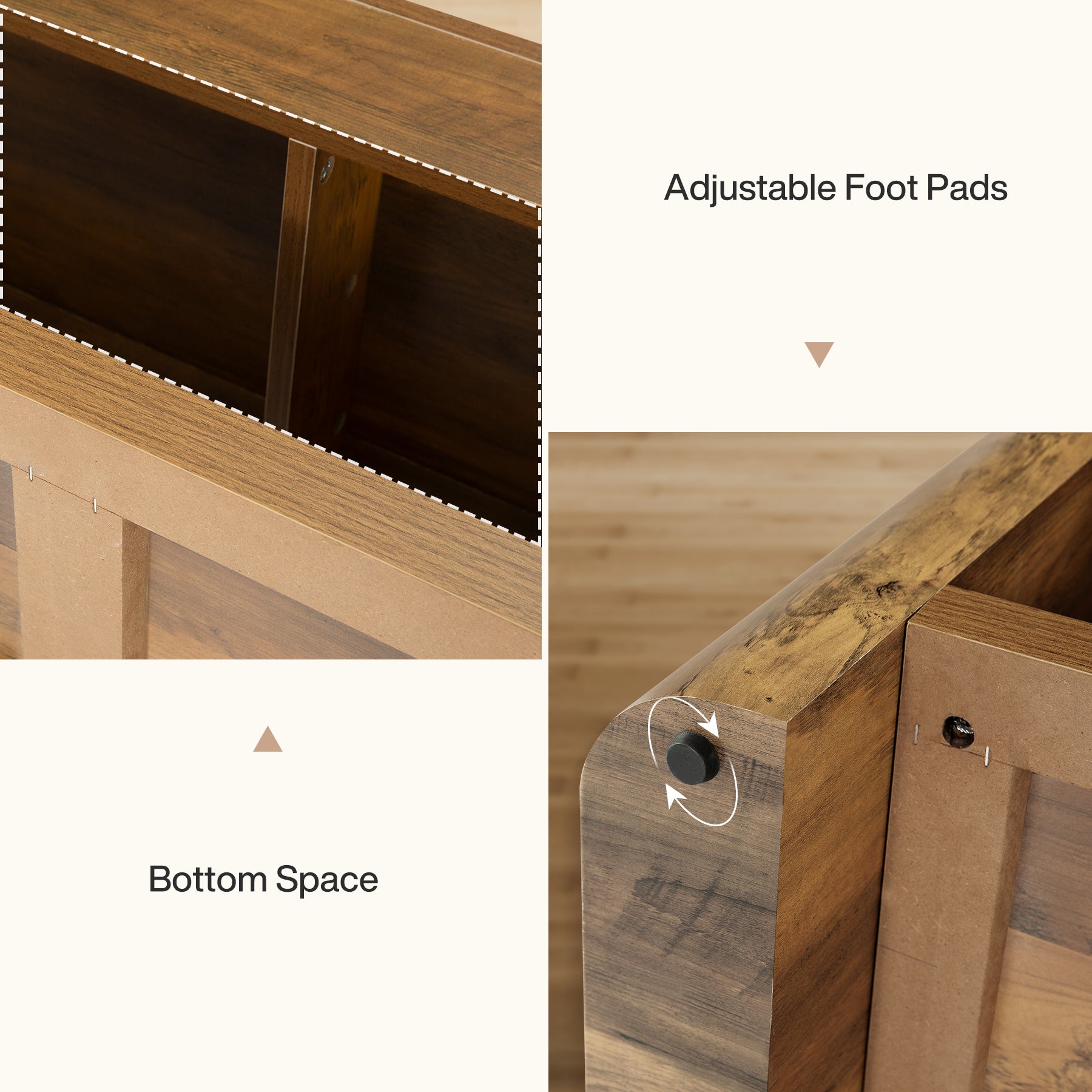 53" Farmhouse Entryway Bench, Narrow Indoor End of Bed Bench with Shoe Storage