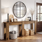 78.7" Extra Long Console Table,  Solid Wood Sofa Table with Sturdy Frame for Hallway 3