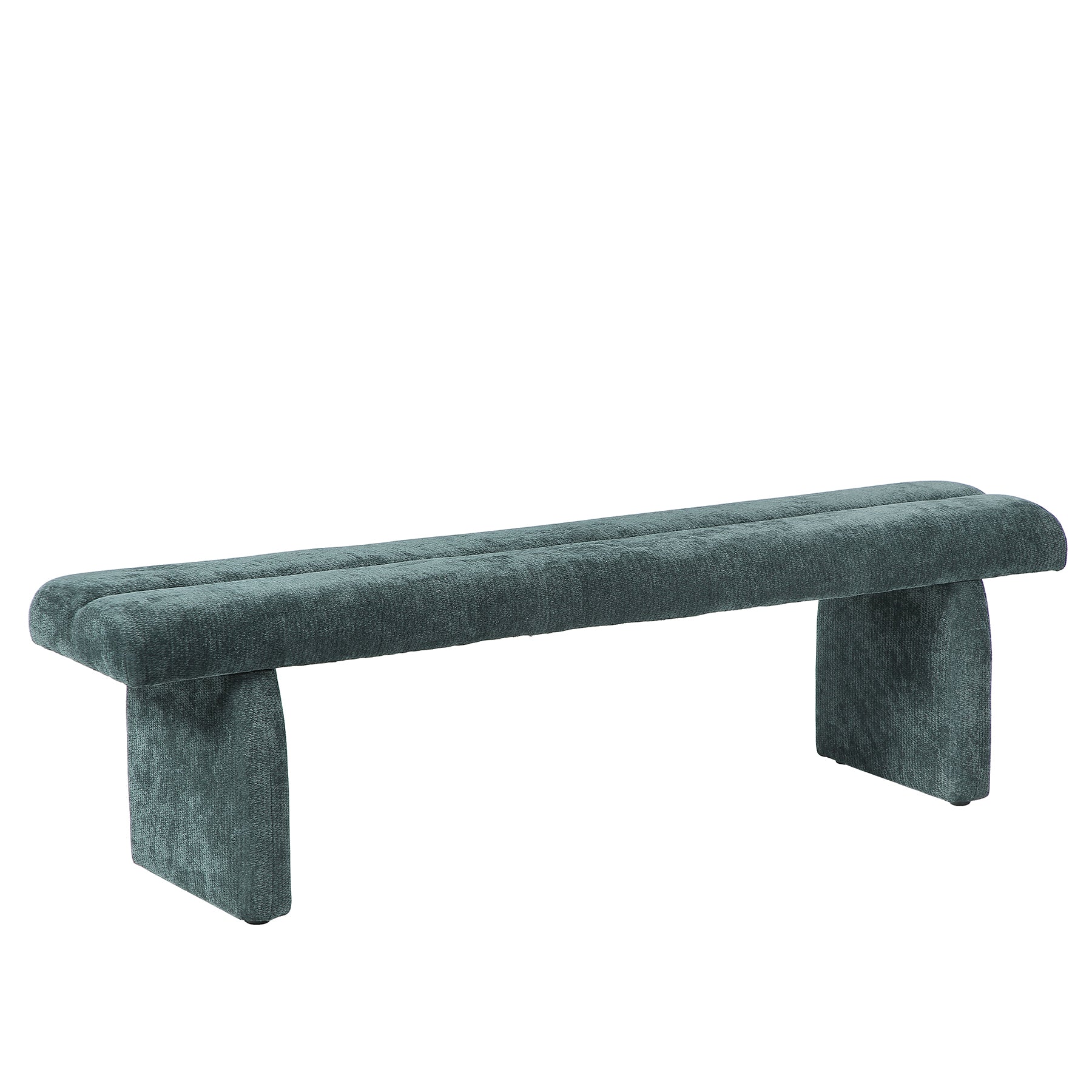 63" Upholstered Entryway Bench, Modern Shoe Bench End-of-Bed Bench for 2-3