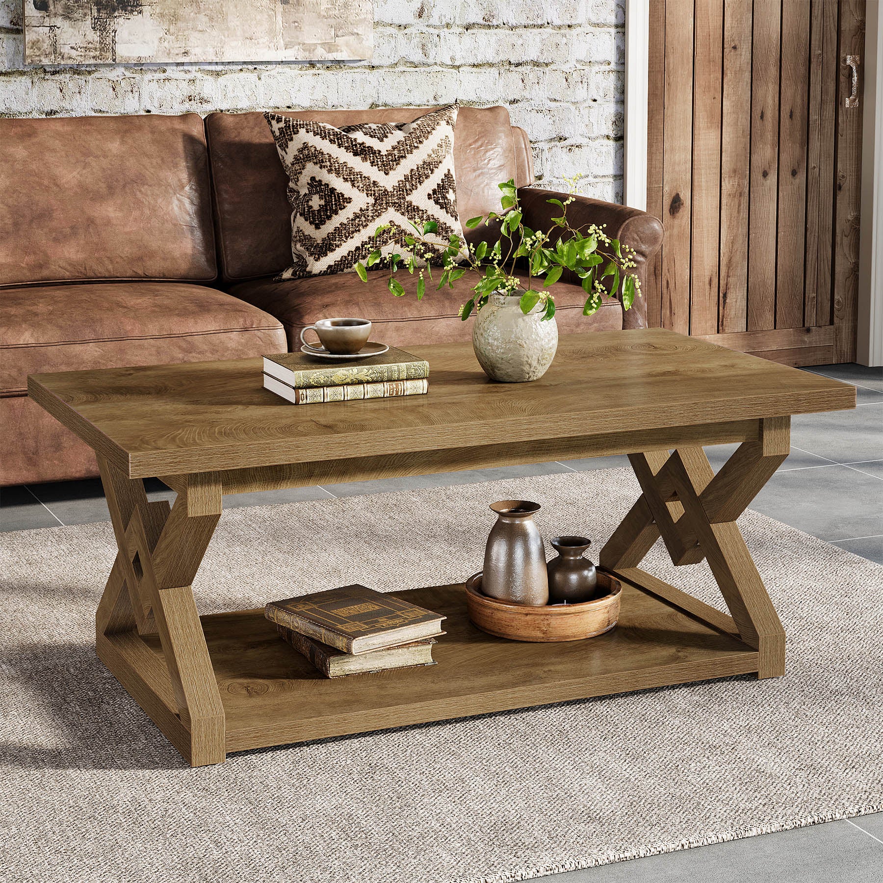 2-Tier Coffee Table, 47.24