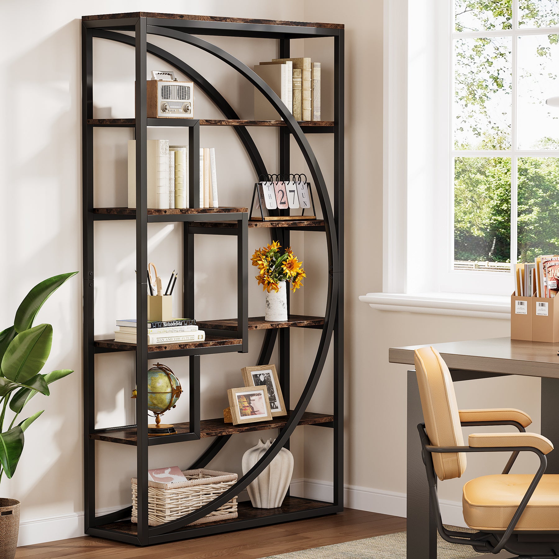 #Color_Rustic Brown & Black