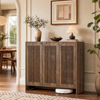 47" Buffet Cabinet with Storage, Sideboard Cabinet with Adjustable Shelves & Doors for Dining Room