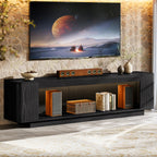 70.9" TV Stand, Entertainment Center with LED Light Strip for 65/70/75/80" TVs