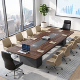 8FT Large Conference Table, 94.5" Meeting Table with Cable Management for Office 3