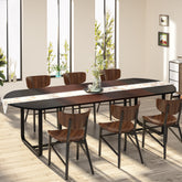 70.86" Oval Dining Table, Modern Kitchen Table for for 6-8 People Tribesigns 3