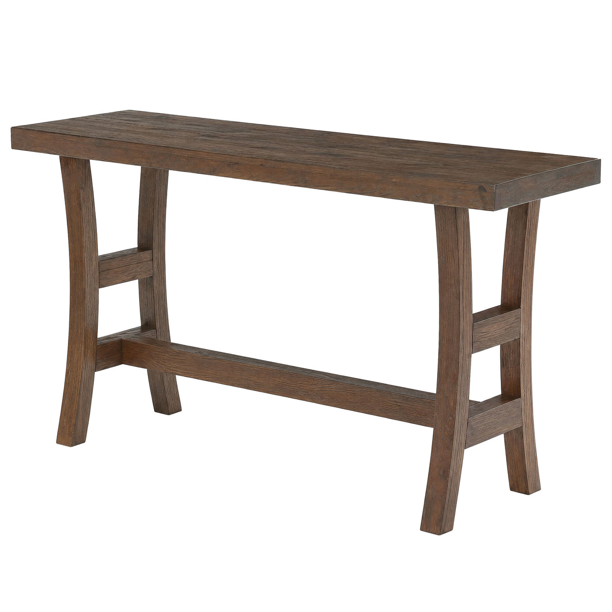 Tribesigns 63-Inch Bar Table, Solid Wood Counter Height Pub Table for Kitchen Dining Bistro (Without Chair)