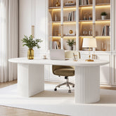 63" Executive Desk, Modern Computer Desk with Sturdy Base for Home Office 3