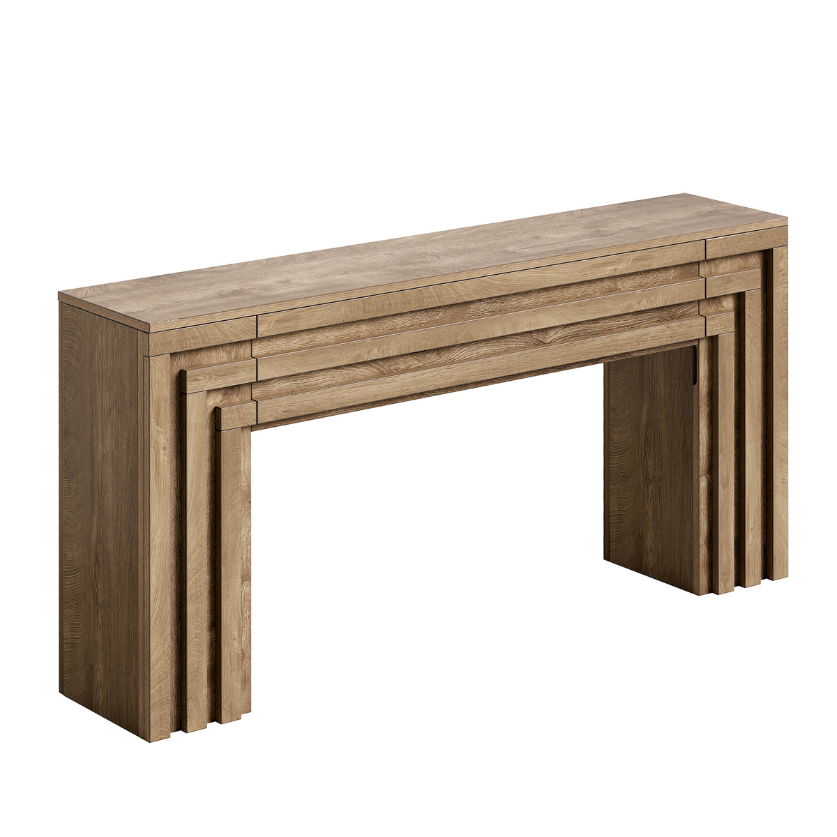 63" TV Stand for TVs Up to 75", Farmhouse TV Console with Hidden Cabinets for Living Room