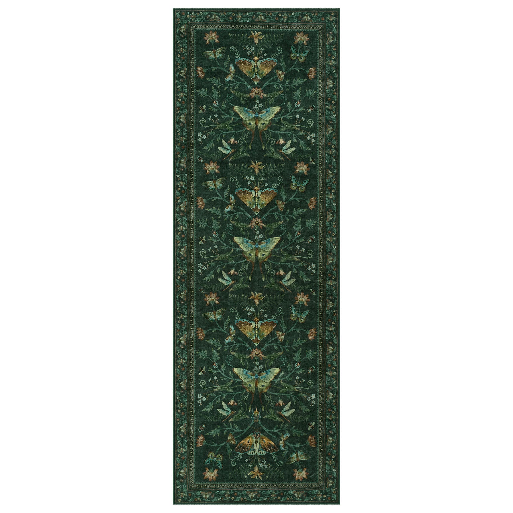 Insect Paradise Area Rug, Non-Slip Indoor Rug for Living Room Bedroom, Oeko-Tex Certified