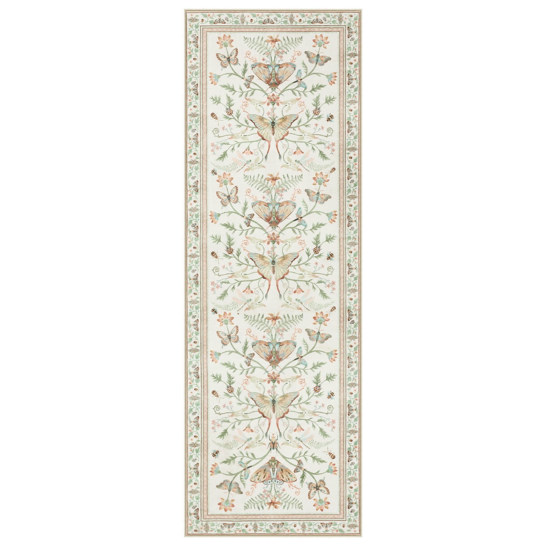 Insect Paradise Area Rug, Non-Slip Indoor Rug for Living Room Bedroom, Oeko-Tex Certified