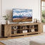 78.7" TV Stand with Open Storage Cubbies, Farmhouse Entertainment Center for TVs up to 80"