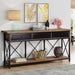 3-Drawer Console Table, 70.8" Sofa Foyer Table with Storage Shelf Tribesigns
