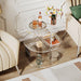 3 - Tier End Table, Modern Clear Acrylic Side Table Tribesigns